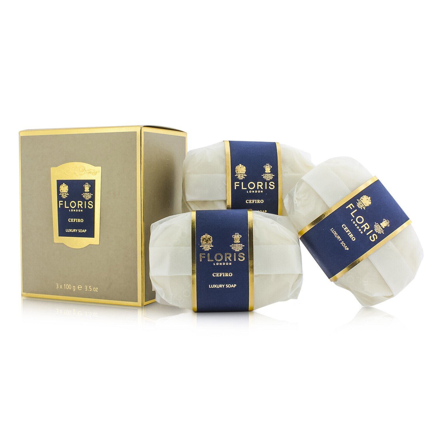 Floris صابون Cefiro Luxury 3x100g/3.5oz