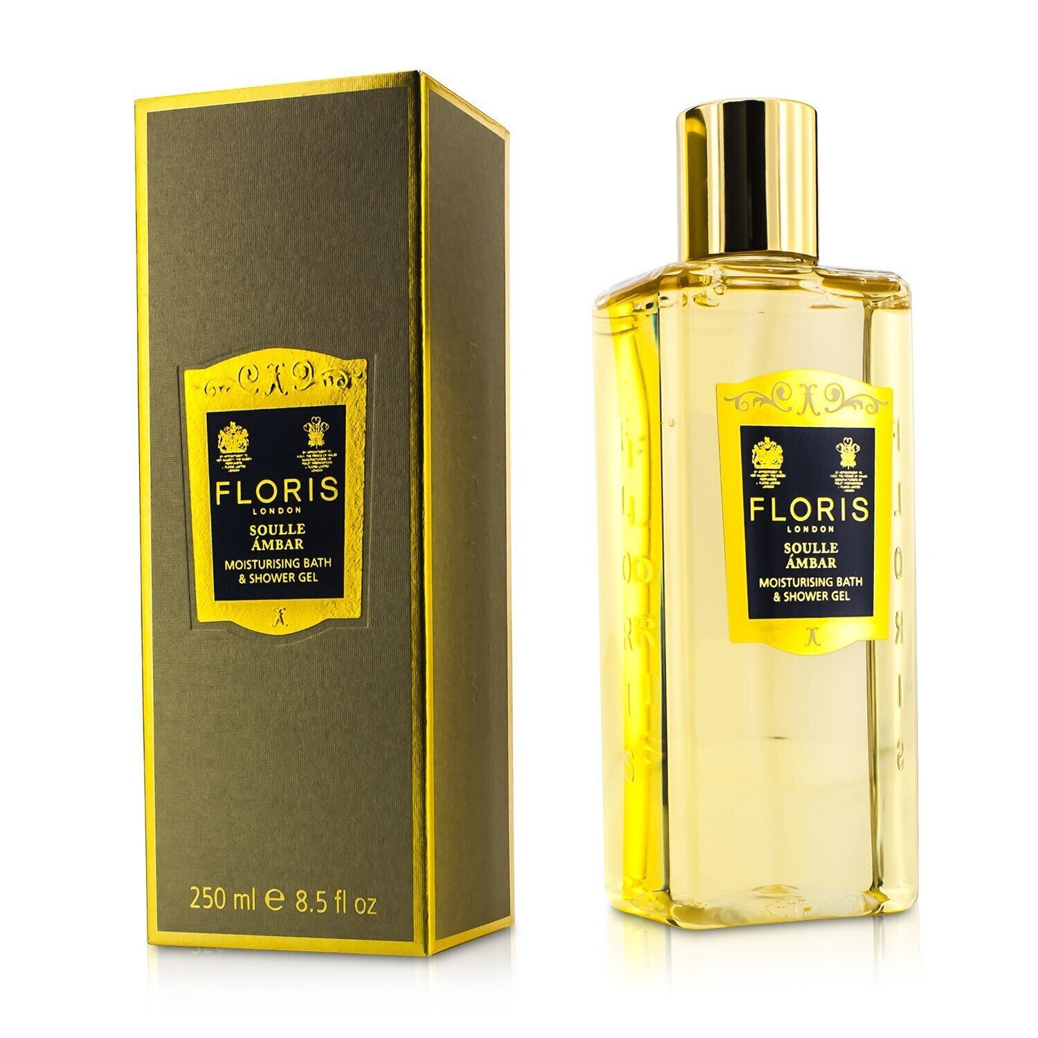 Floris Soulle Ambar Moisturising Bath & Gel Mandi 250ml/8.5oz