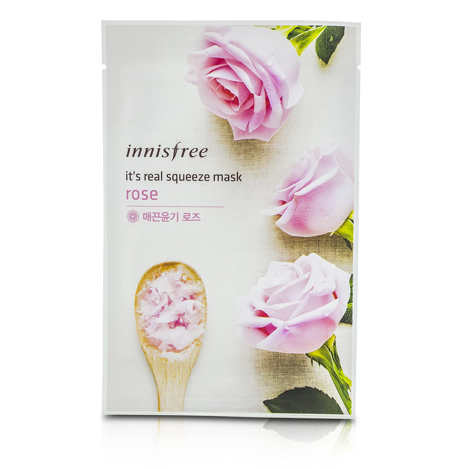 Innisfree It's Real Squeeze Mask - Rose 10pcs