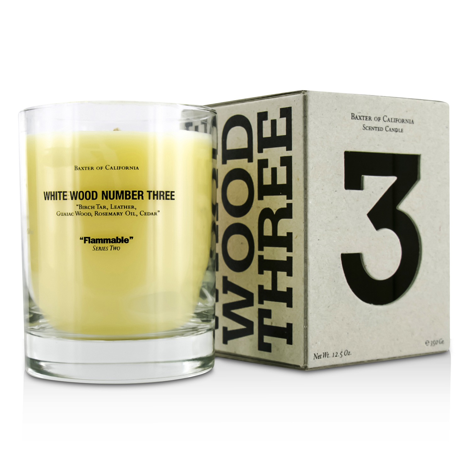 Baxter Of California شمع معطر - White Wood Three 350g/12.5oz