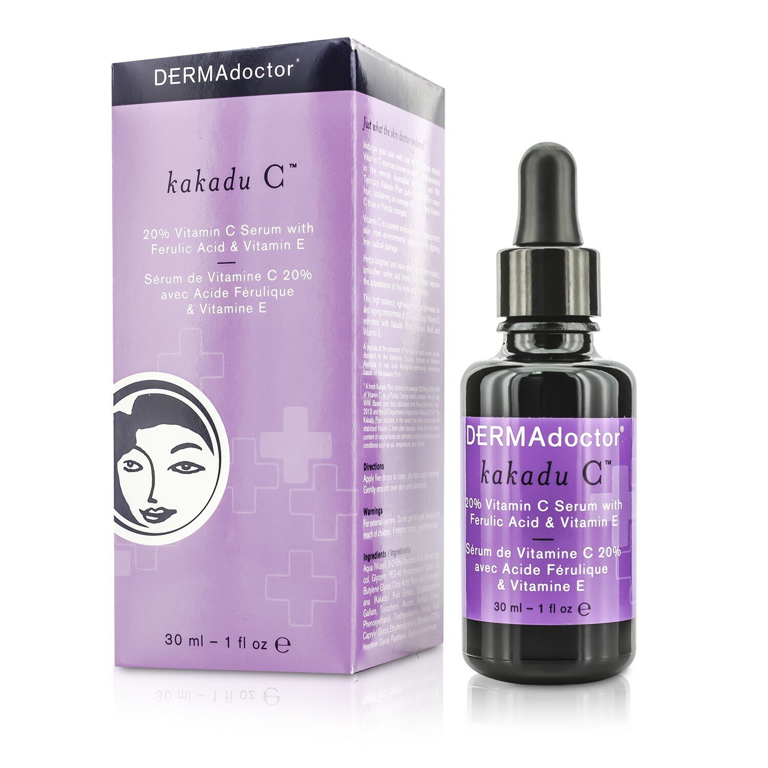 DERMAdoctor 德瑪醫生 20%維他命C精華Kakadu C 20% Vitamin C Serum 30ml/1oz