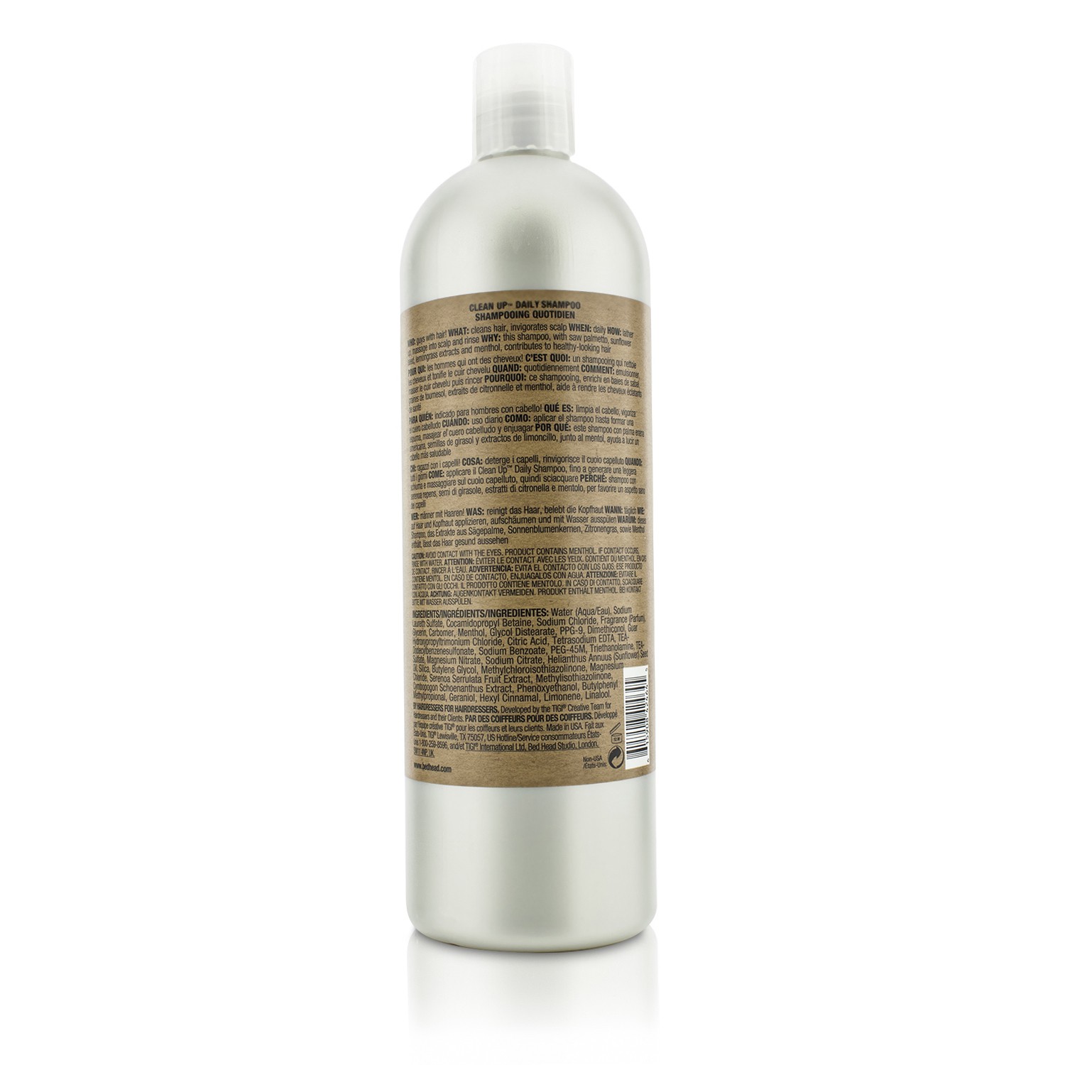 ティジー Tigi ベッドヘッド B フォー メン クリーンアップ デイリーシャンプー 750ml/25.36oz