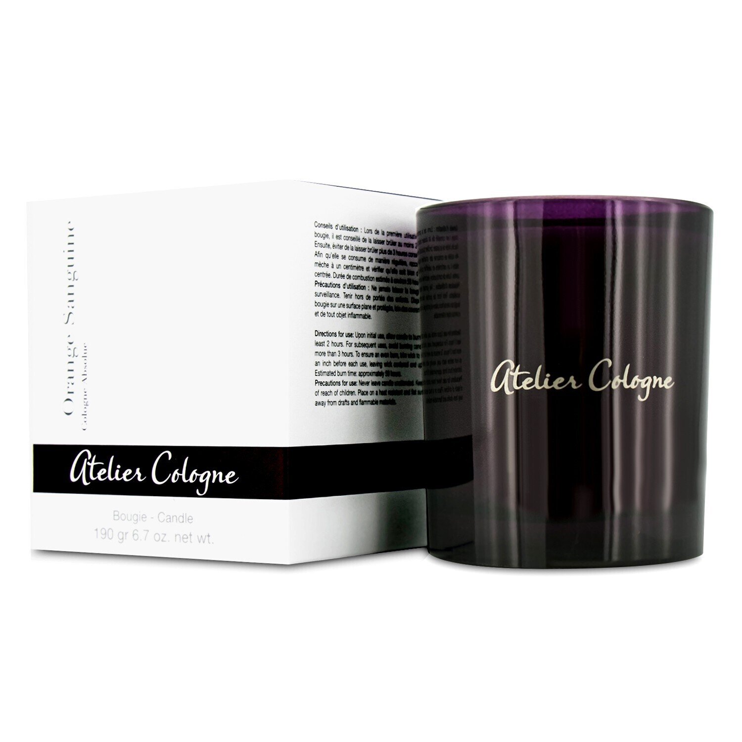 Atelier Cologne Bougie Свеча - Orange Sanguine 190g/6.7oz