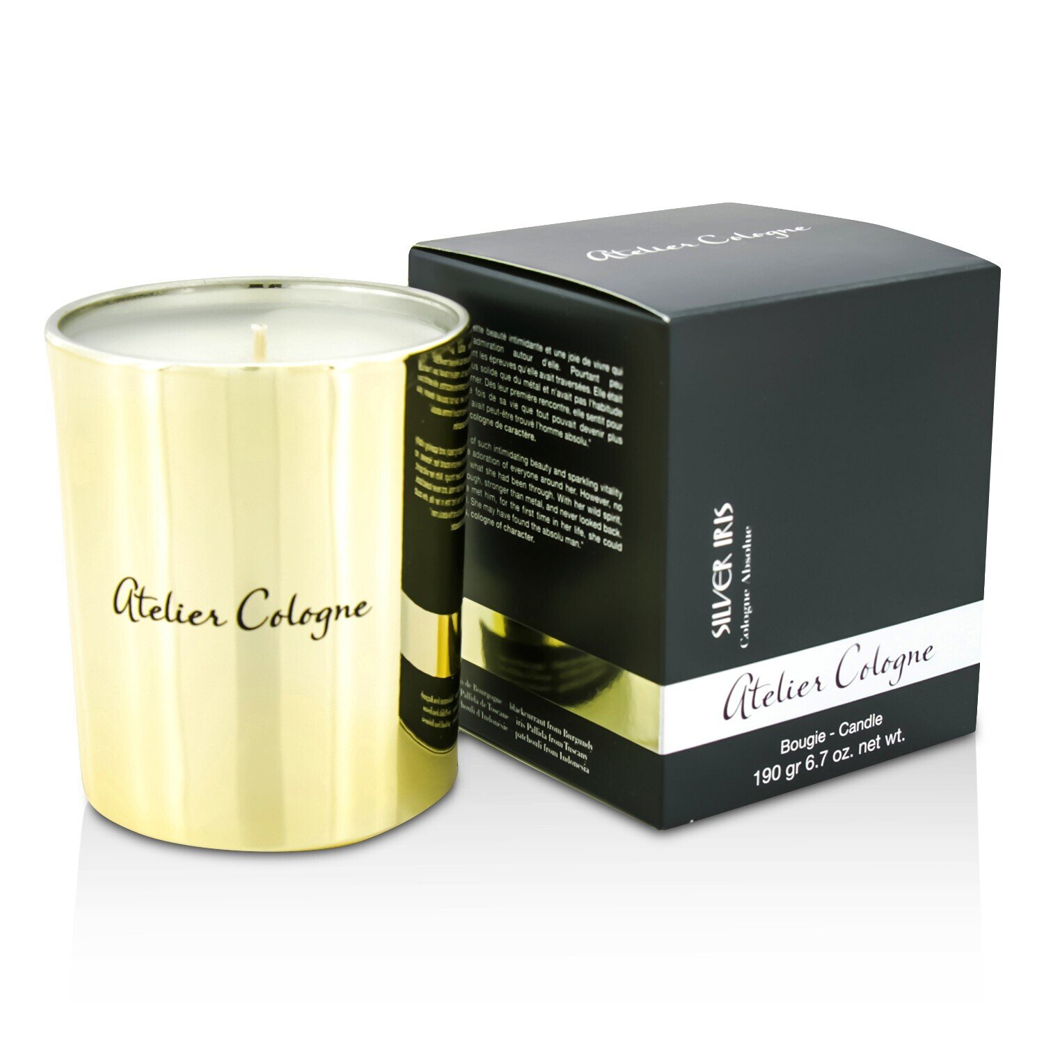 Atelier Cologne Bougie Candle - Silver Iris 190g/6.7oz