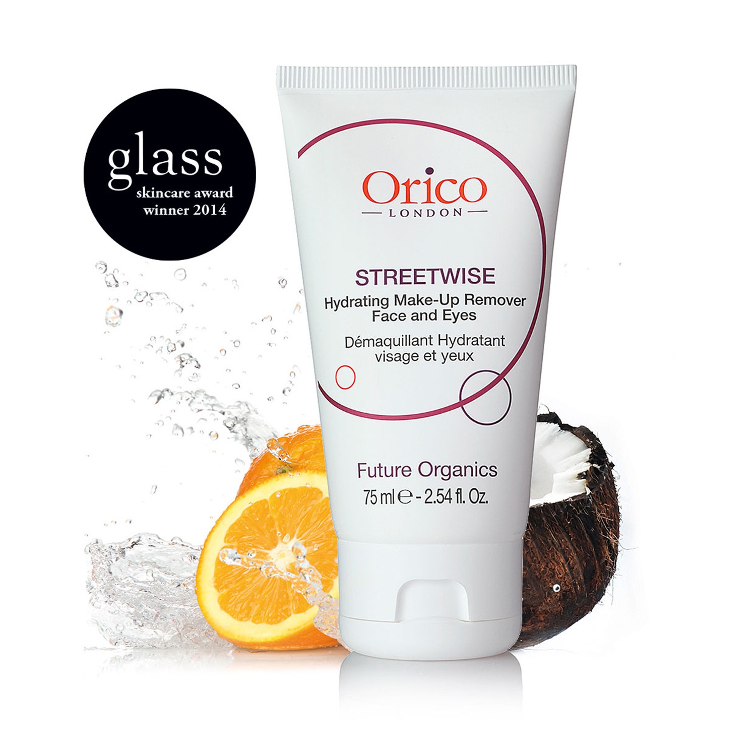 Orico London Streetwise Removedor Hidratante de Maquillaje Rostro y Ojos 75ml/2.54oz