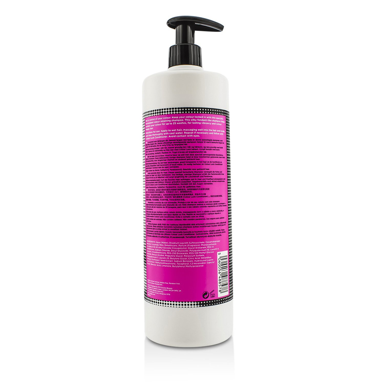 Fudge Colour Lock Shampoo - Sulfate Free (For Lasting Vibrancy & Colour Happy Hair) 1000ml/33.8oz