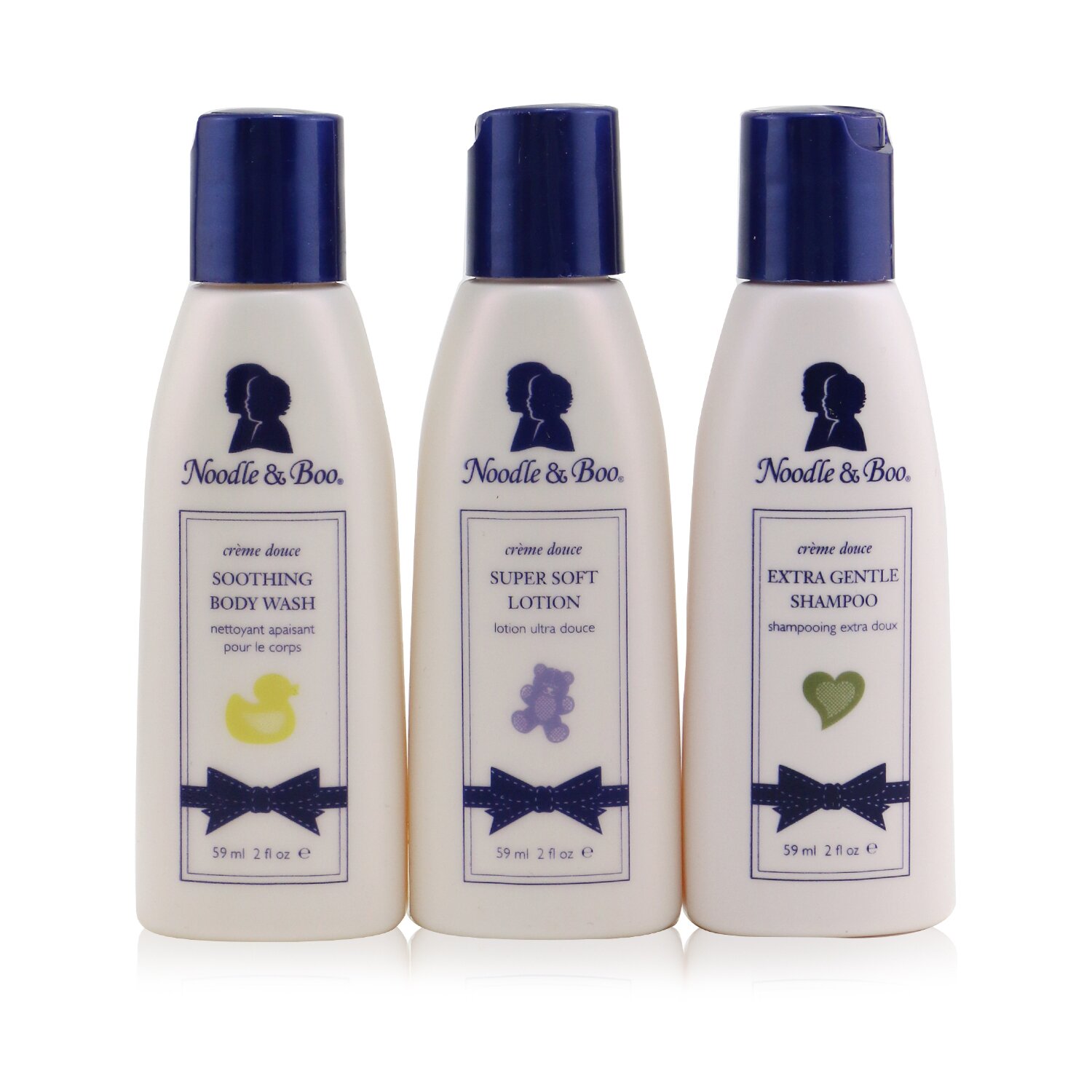 Noodle & Boo Essential Care Kit: Body Wash 59ml/2oz + Shampoo 59ml/2oz + Lotion 59ml/2oz 3pcs