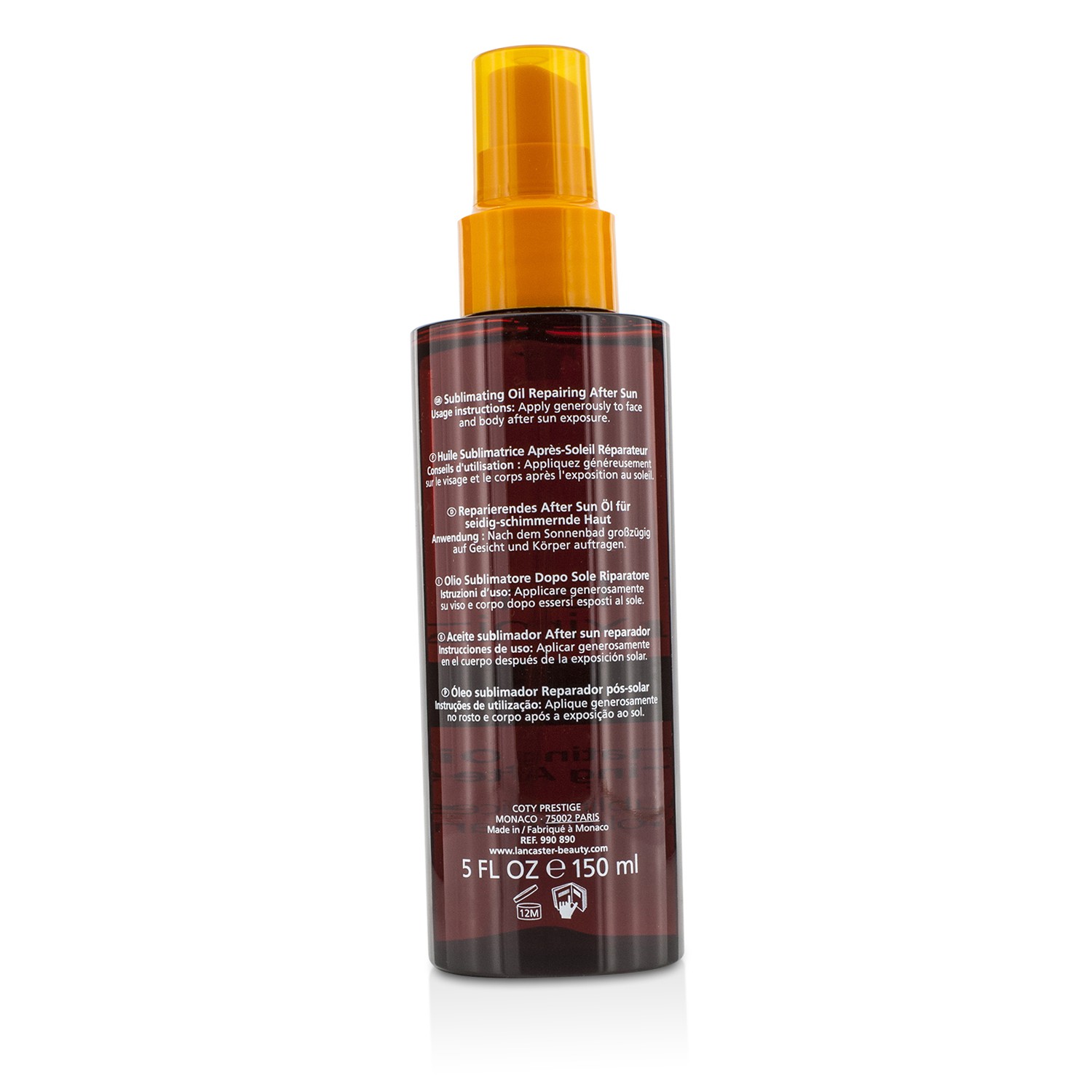 Lancaster Tan Maximizer Sublimating Oil Repairing After Sun 150ml/5oz