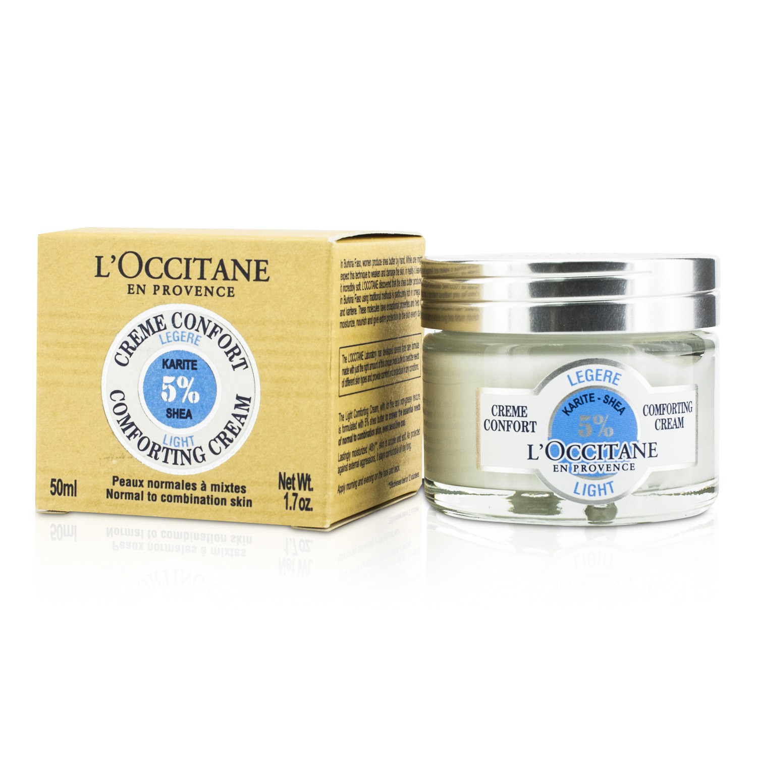 L'Occitane Shea Light Comforting Cream - Normal to Combination Skin 50ml/1.7oz