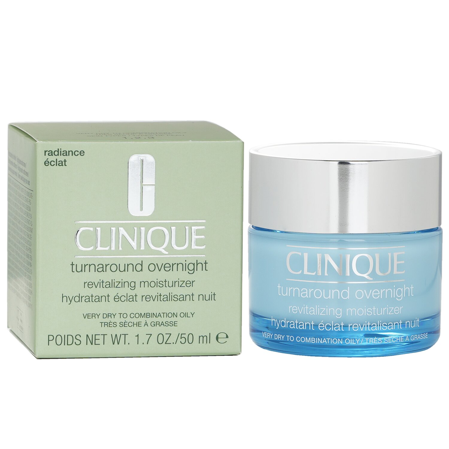 Clinique Turnaround Overnight Revitalizing Moisturizer (veldig tørr til kombinert fet) 50ml/1.7oz