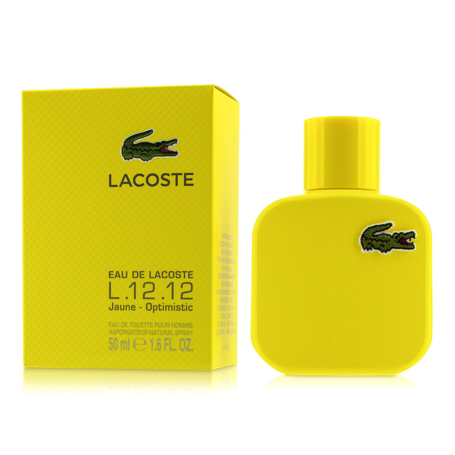 Lacoste 拉科斯特 黃色Polo衫男性淡香水Eau De Lacoste L.12.12 Juane 50ml/1.7oz