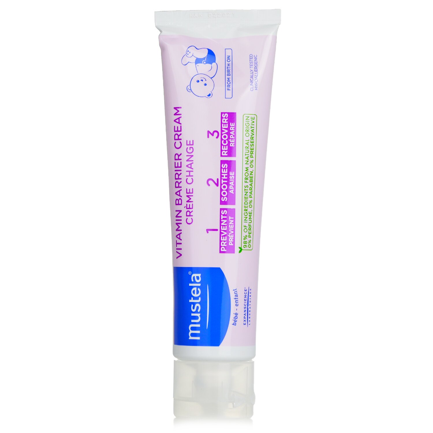 Mustela ครีม Vitamin Barrier Cream 100ml/3.88oz