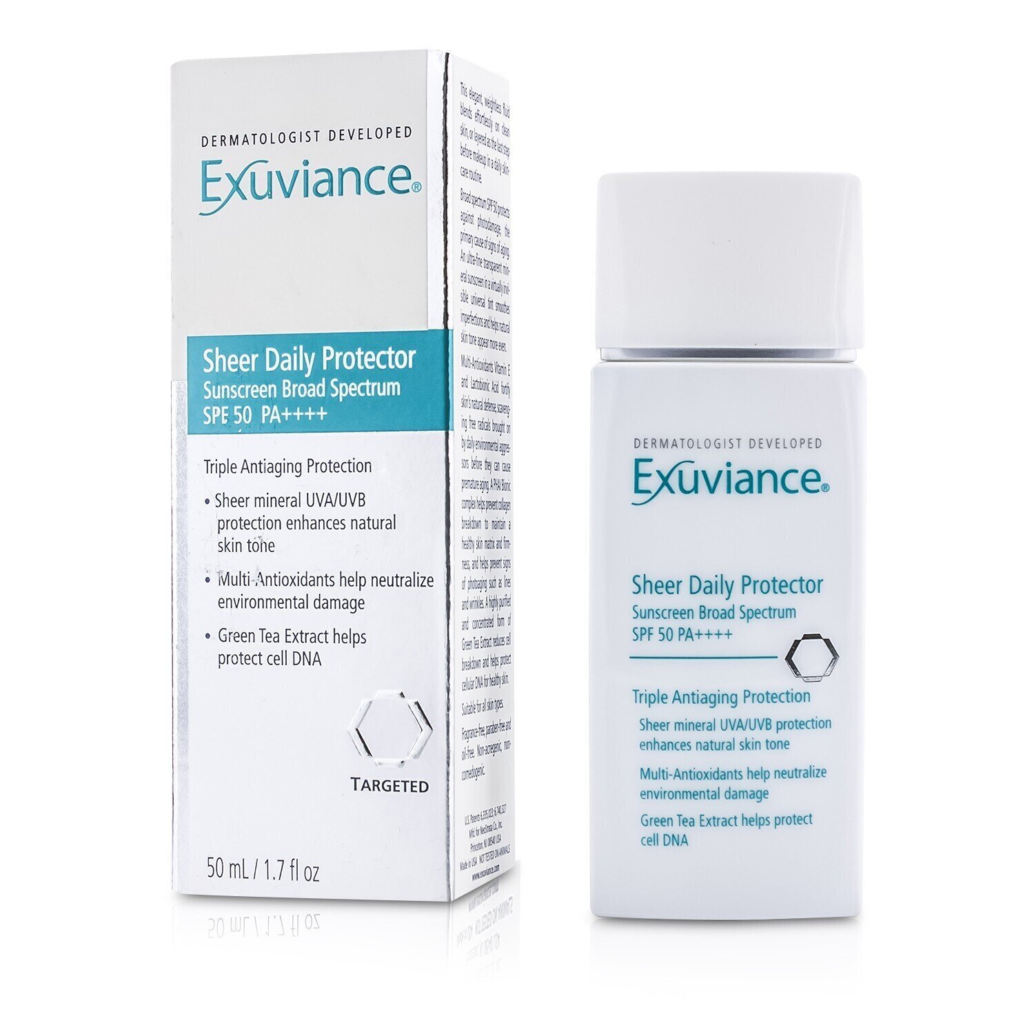 Exuviance Sheer Daily Protector SPF 50 PA++++ 50ml/1.7oz