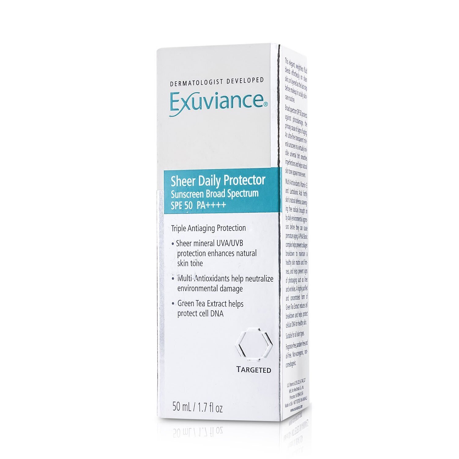 Exuviance Sheer Daily Protector SPF 50 PA++++ 50ml/1.7oz