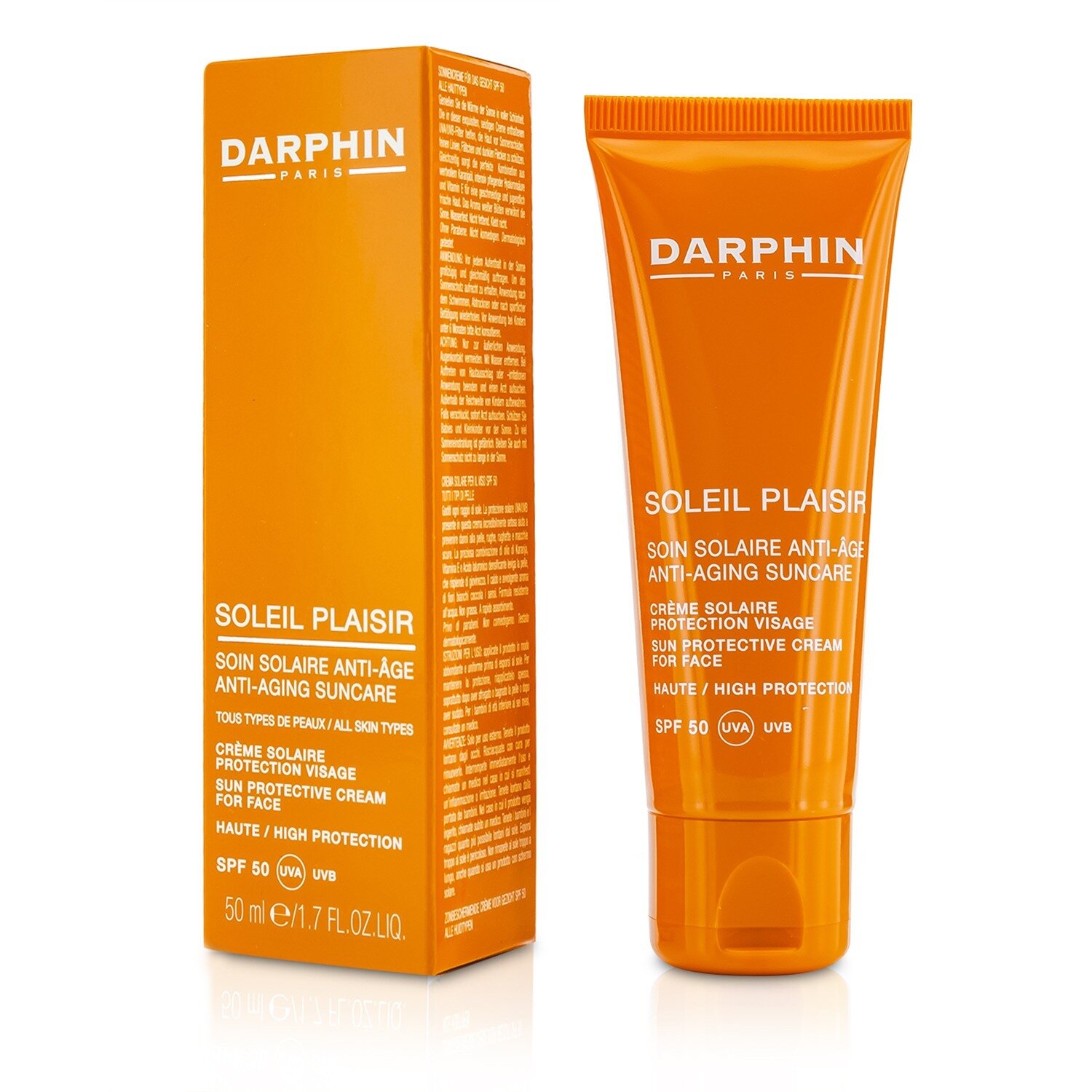 Darphin Sluneční krém pro ochranu obličeje Soleil Plaisir Sun Protective Cream for Face SPF 50 50ml/1.7oz