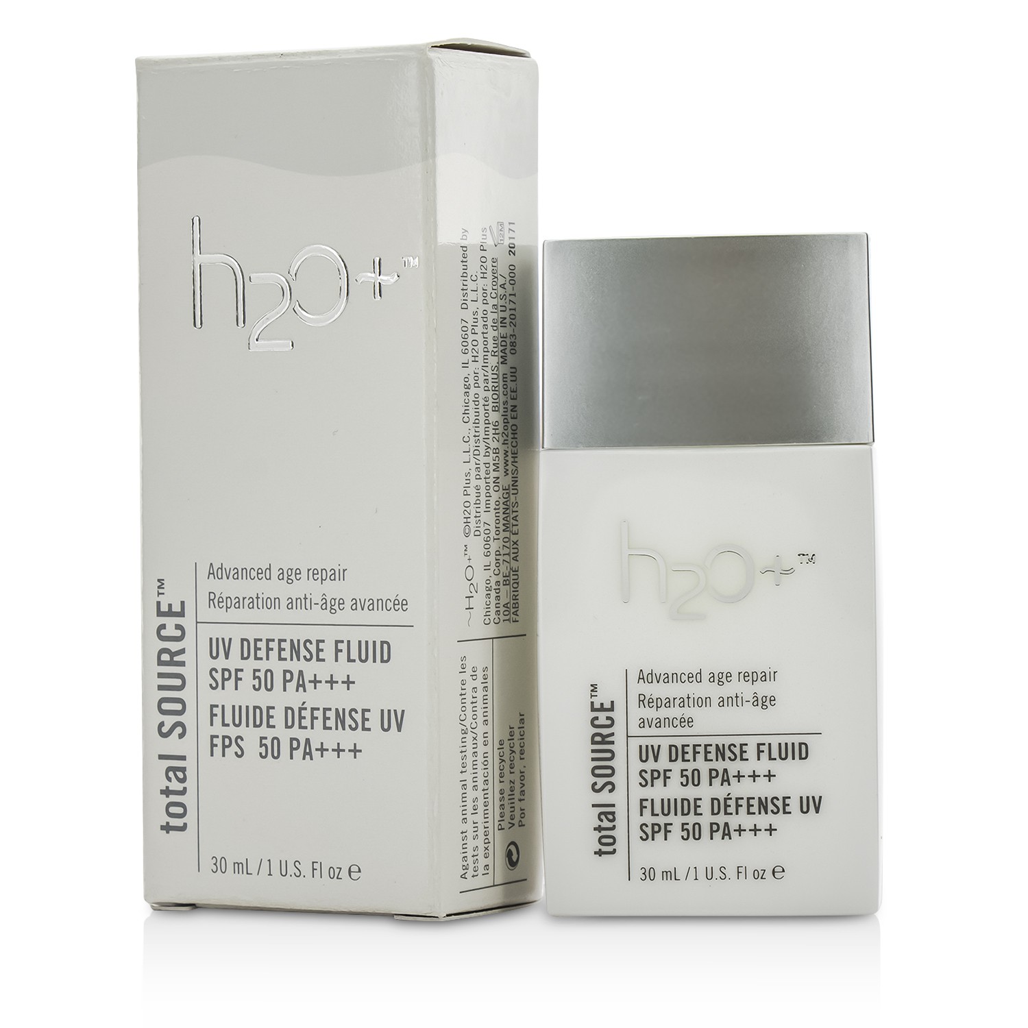 H2O+ Total Source UV Defense Fluid SPF 50 30ml/1oz