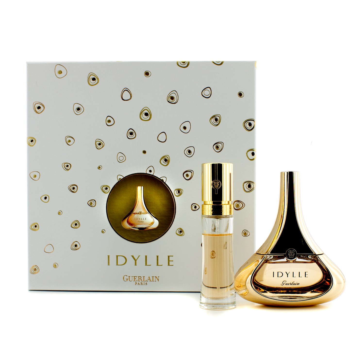 Guerlain Idylle Coffret: Eau De Pafrum Spray 50ml/1.7oz + Eau De Pafrum Purse Spray 15ml/0.5oz 2pcs