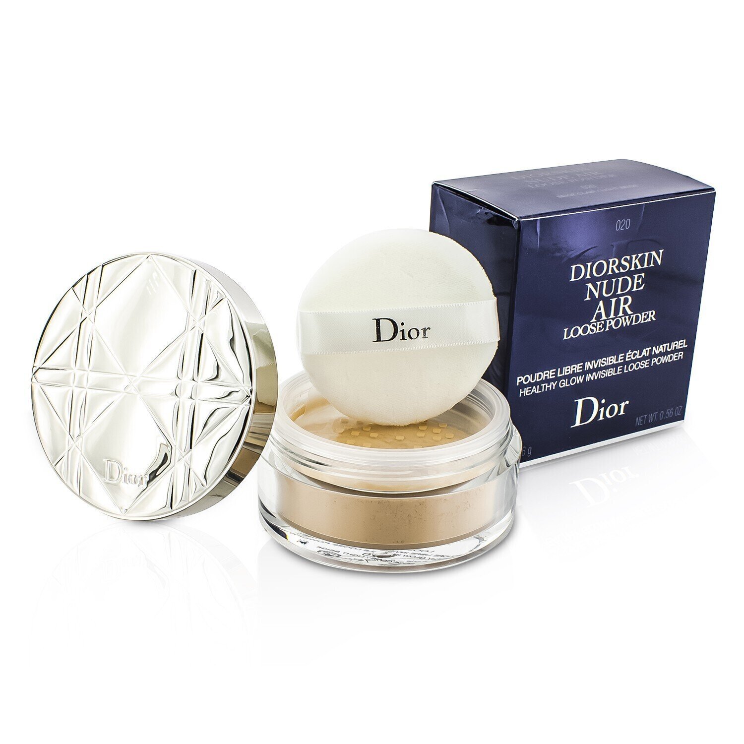 Christian Dior Diorskin Nude Air Healthy Glow Invisible Loose Powder 020 Light Beige 16g 0.56oz Strawberrynet CA