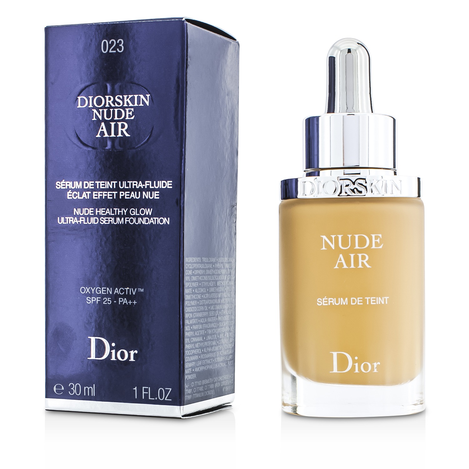 Christian Dior 凝脂轻盈沁透粉底液SPF25 亲肤滴管精华粉底液 不卡粉 30ml/1oz