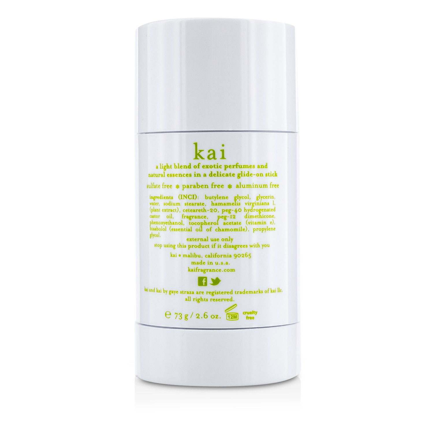 Kai Deodorant Stick 73g/2.6oz