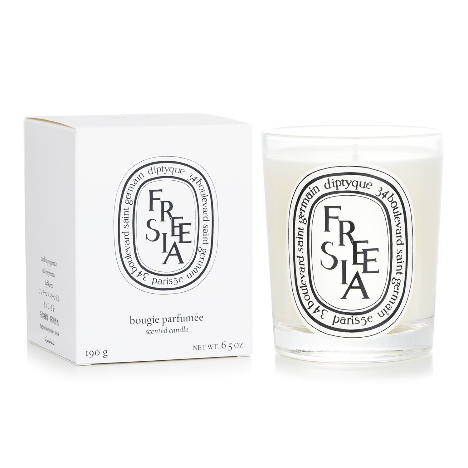 Diptyque נר מבושם - Freesia 190g/6.5oz