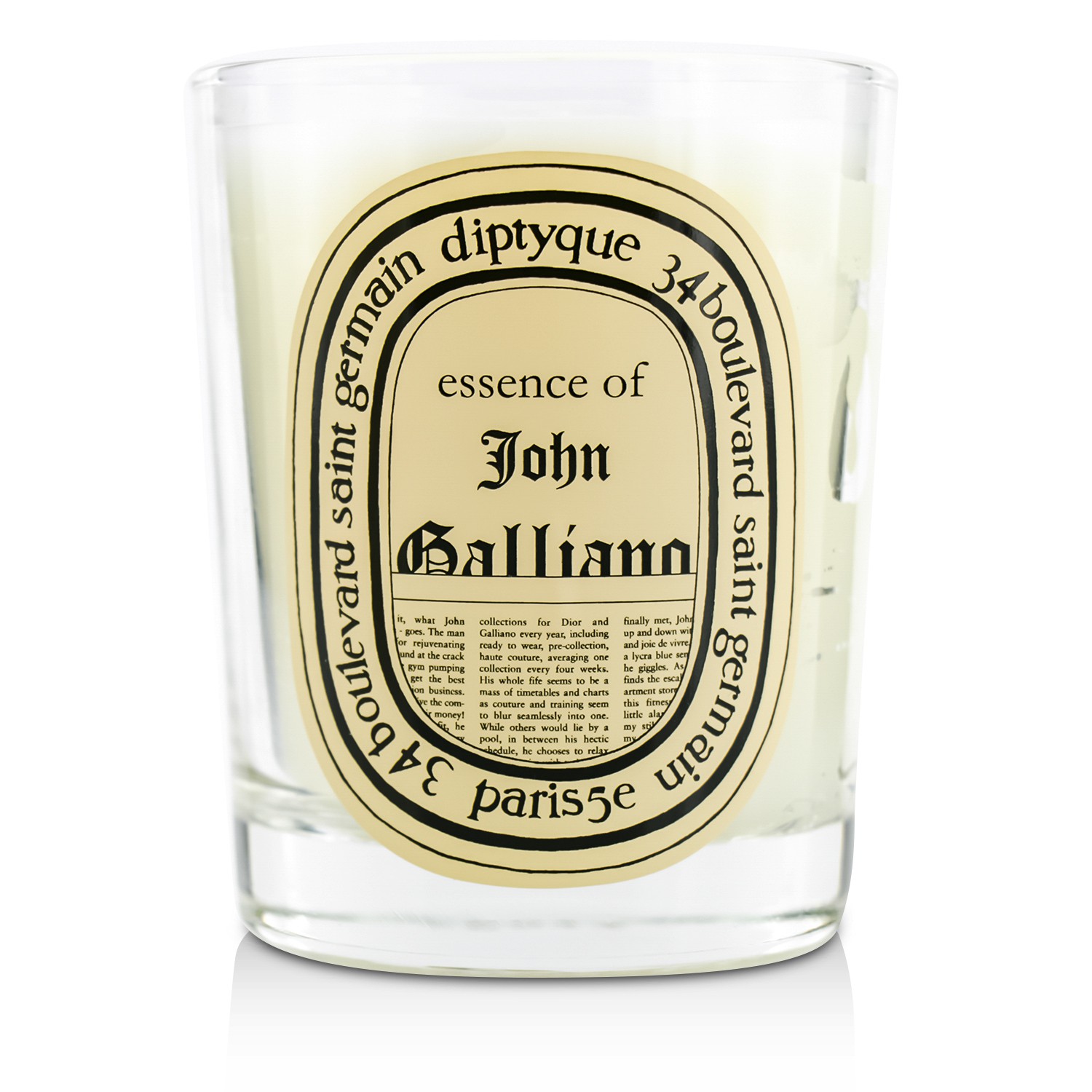 Diptyque Scented Candle - Essecnce Of John Galliano 190g/6.5oz