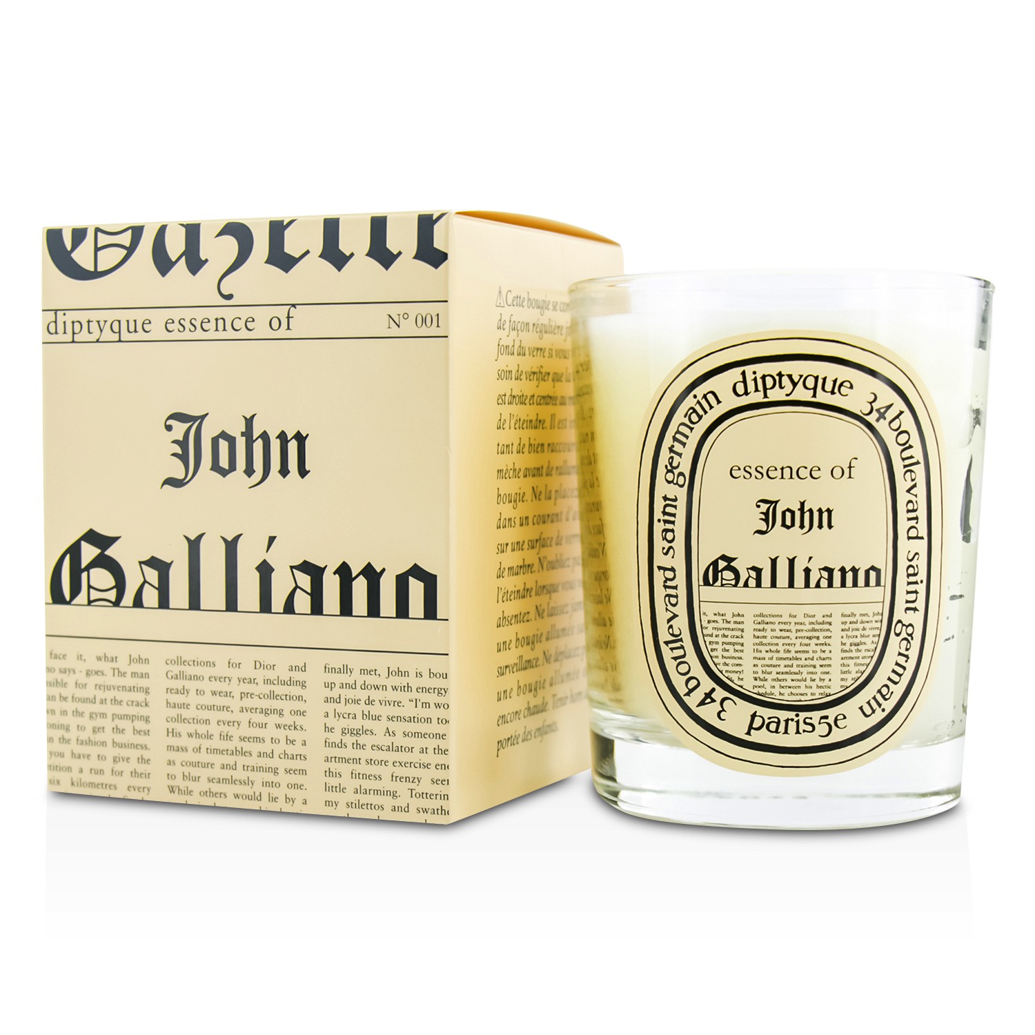 Diptyque Ароматическая Свеча - Essecnce Of John Galliano 190g/6.5oz