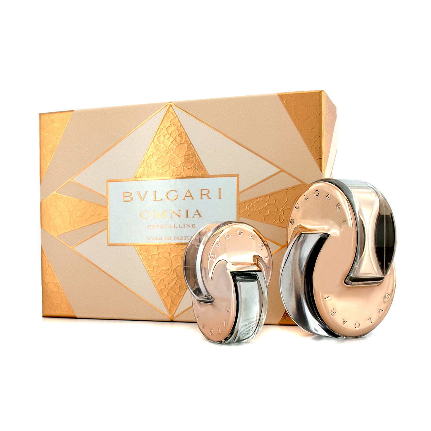 Bvlgari Omnia Crystalline Coffret: L'Eau De Parfum Spray 65ml/2.2oz + L'Eau De Parfum Purse Spray 15ml/0.5oz 2pcs