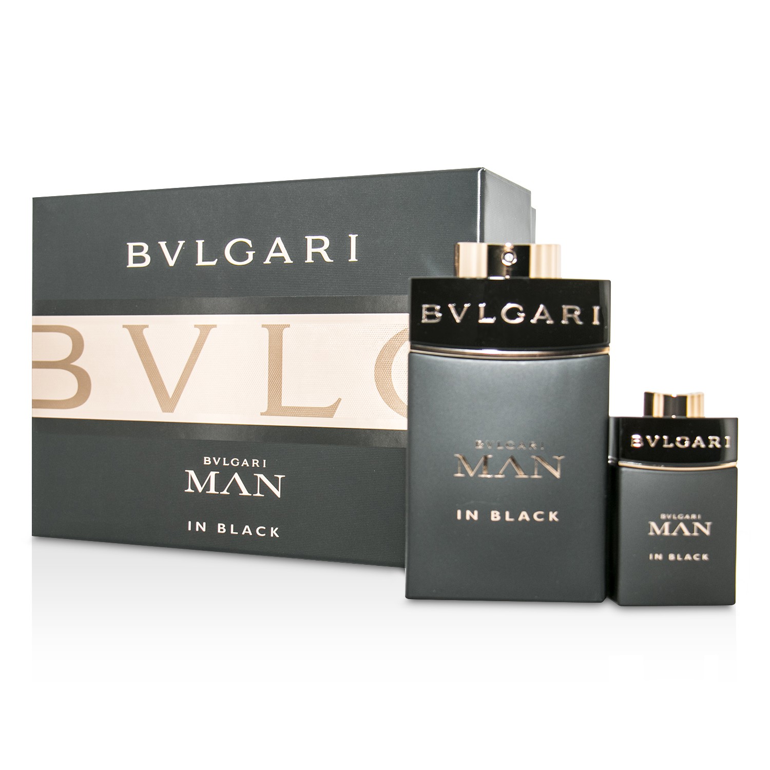 Bvlgari In Black Coffret: parfemska voda u spreju 100ml/3.4oz + parfemska voda u spreju 15ml/0.5oz 2pcs