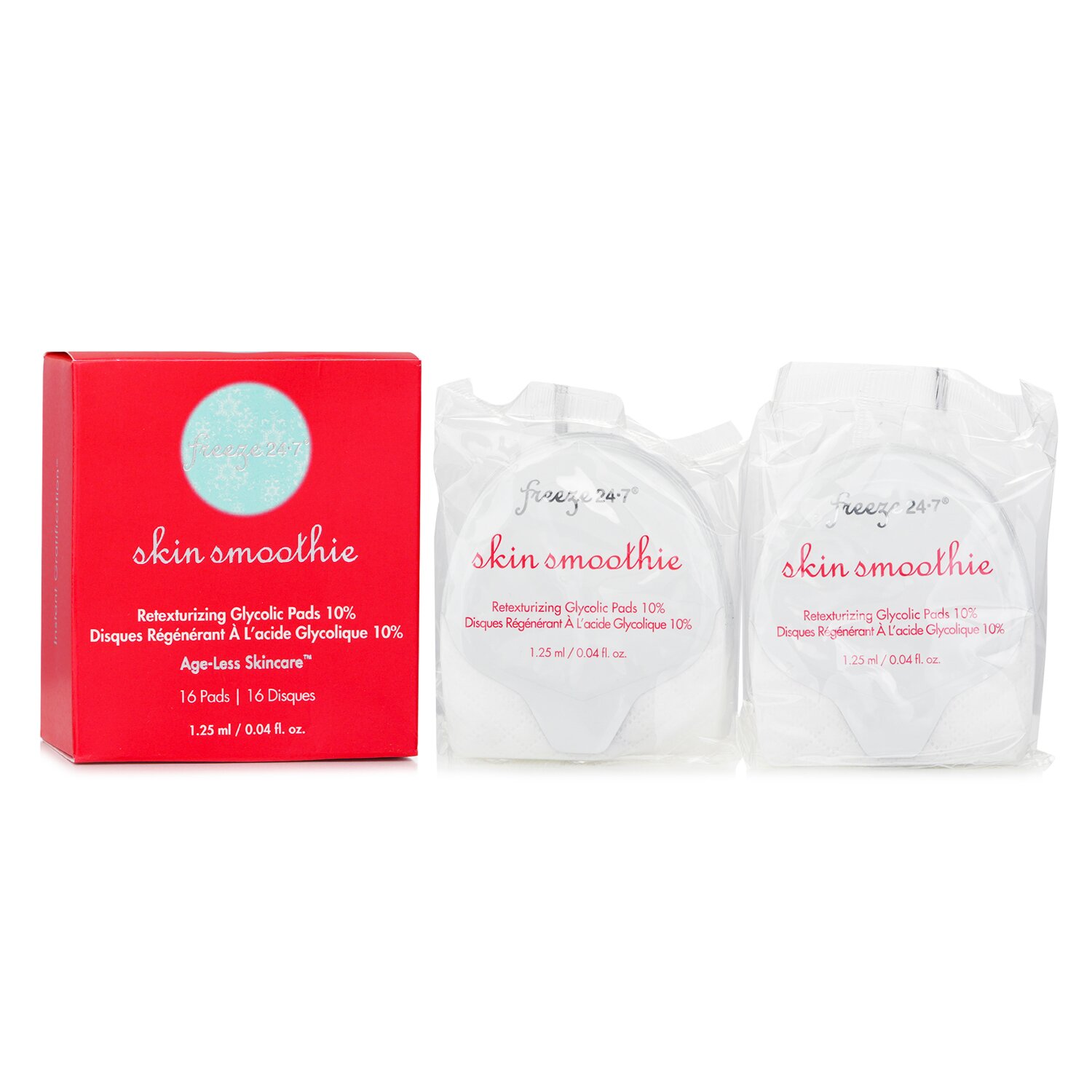 Freeze 24/7 Skin Smoothie Retexturizing Glycolic Pads 10% 16 Pads