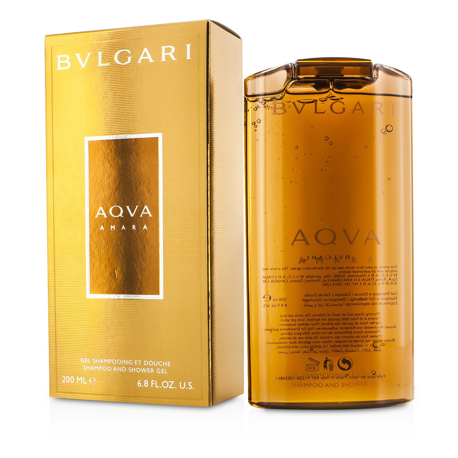 Bvlgari Aqva Amara Shampoo & Shower Gel 200ml/6.7oz