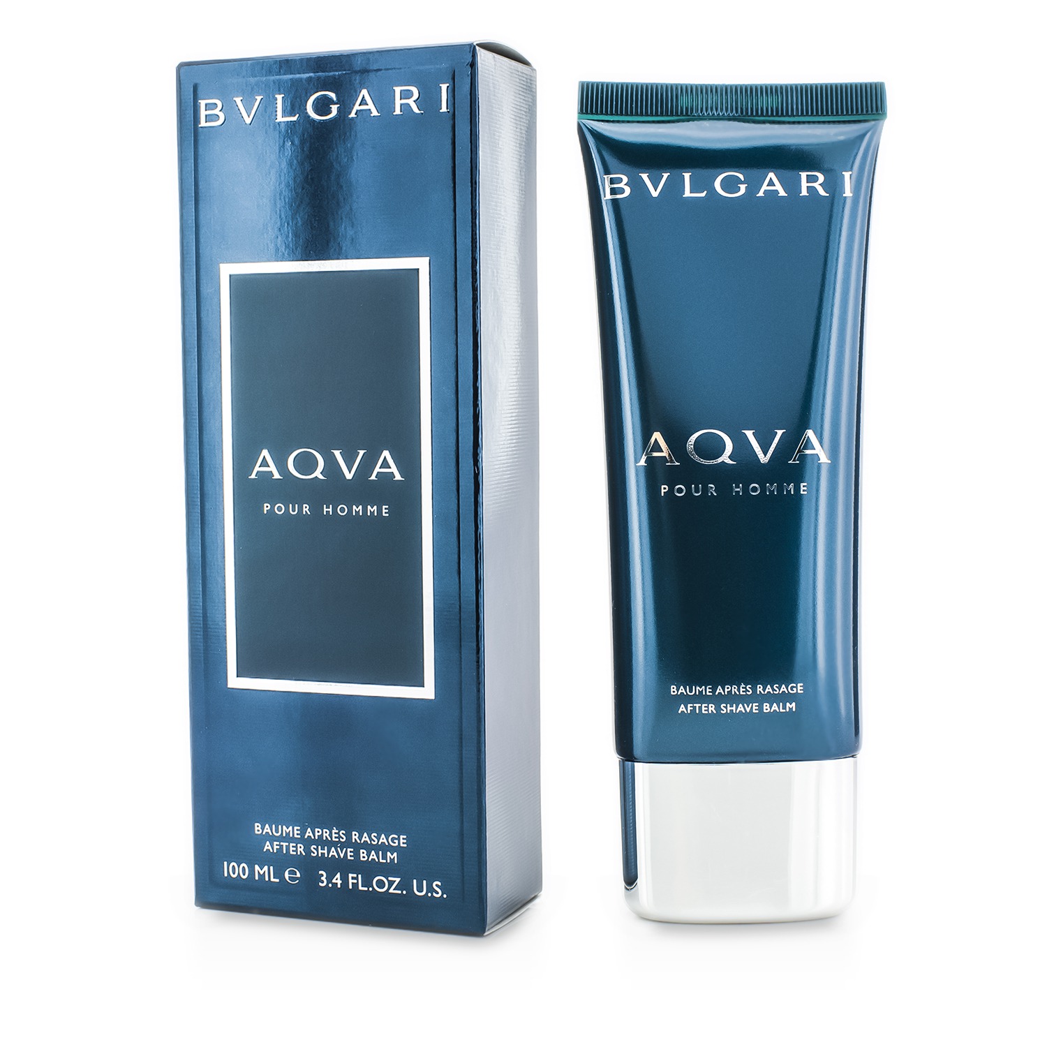 Bvlgari บาล์มหลังการโกน Aqva Pour Homme After Shave Balm (หลอด) 100ml/3.4oz