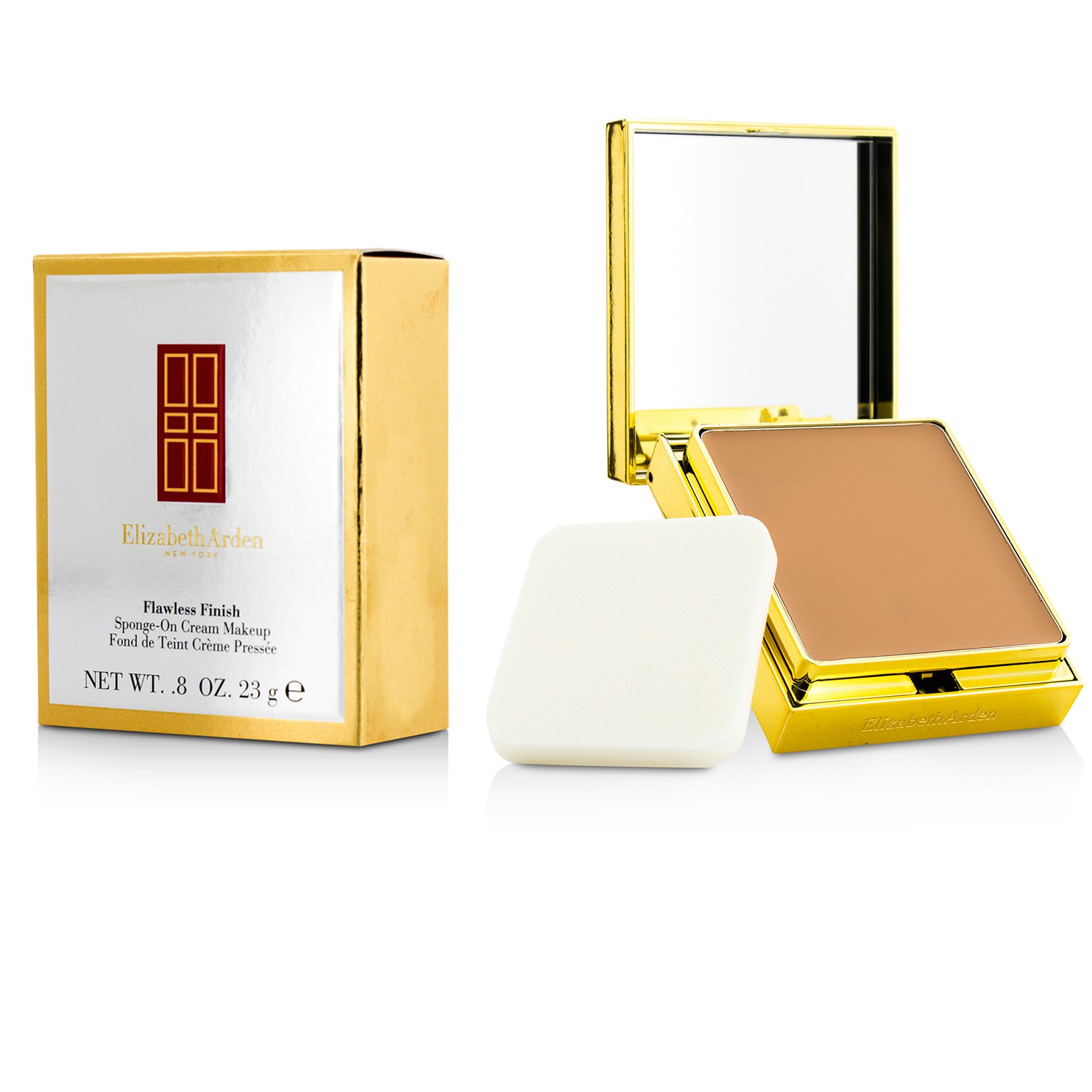 Elizabeth Arden Flawless Finish Кремовая Основа со Спонжем (в Золотистом Футляре) 23g/0.8oz