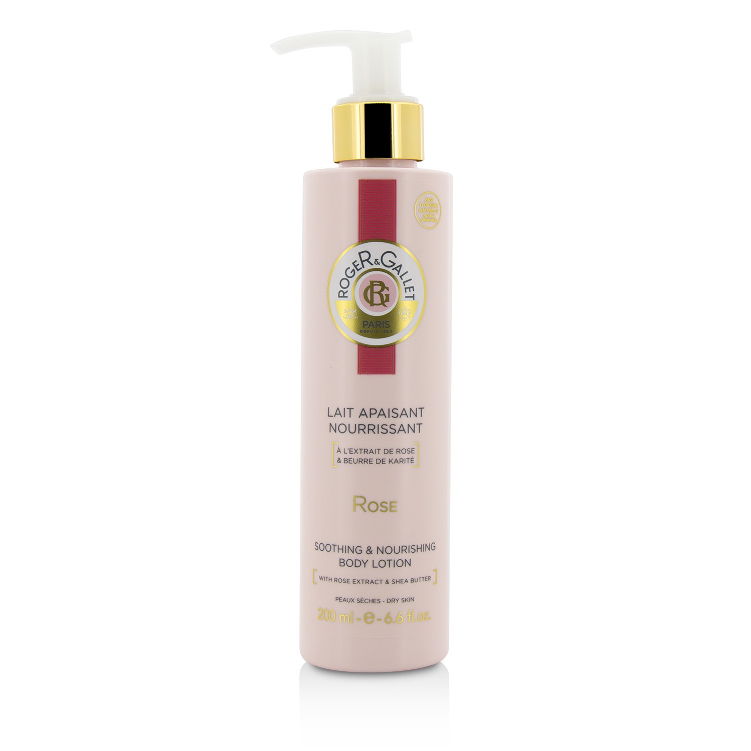 Roger & Gallet Perfumowany balsam do ciała Rose Melt-In Body Lotion (z pompką) 200ml/6.6oz