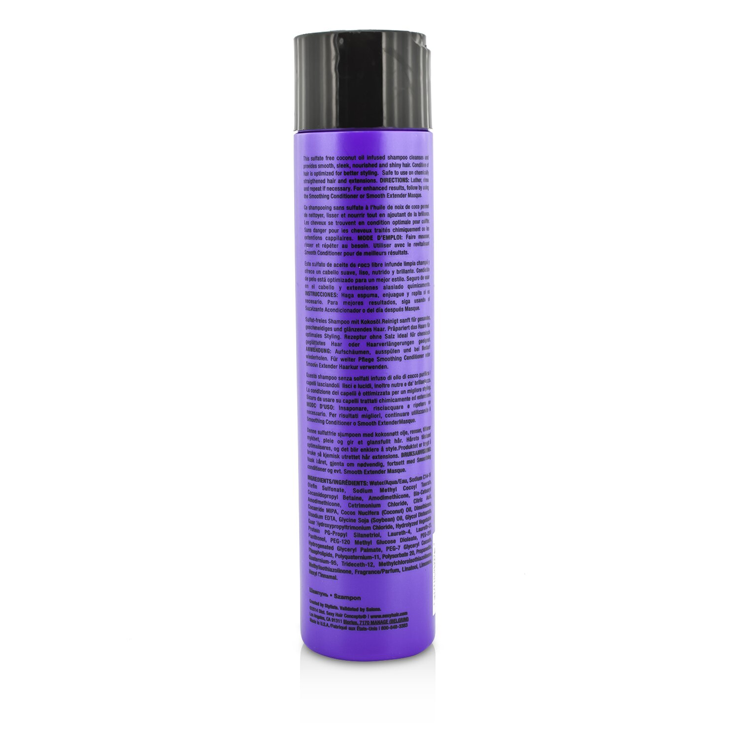 Sexy Hair Concepts Smooth Sexy Hair שמפו נטול סולפט להחלקה אנטי-קרזול 300ml/10.1oz