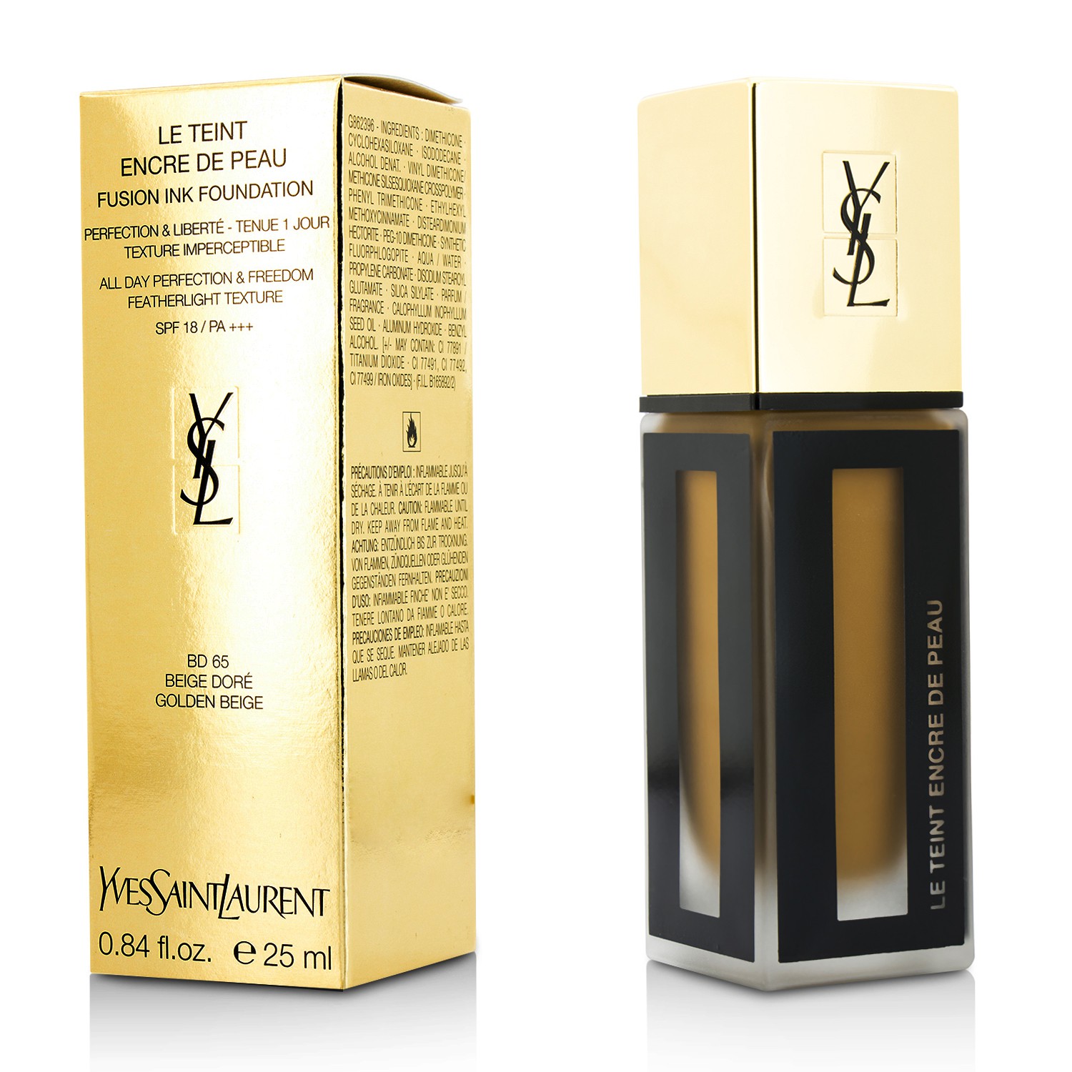 Yves Saint Laurent Le Teint Encre De Peau Fusion Ink أساس SPF18 25ml/0.84oz