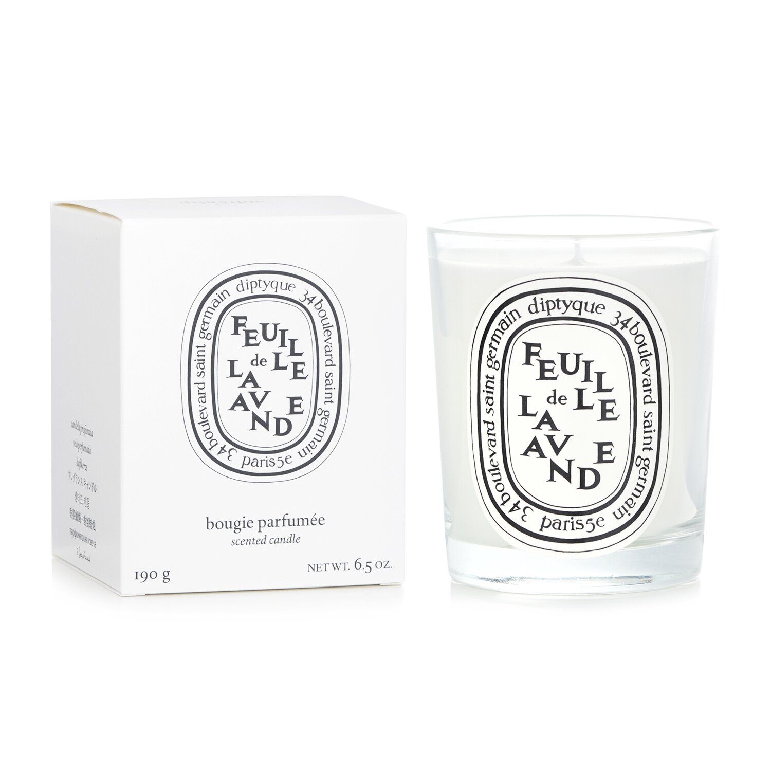 Diptyque Vonná svíčka - Feuille De Lavande (levandulový list) 190g/6.5oz