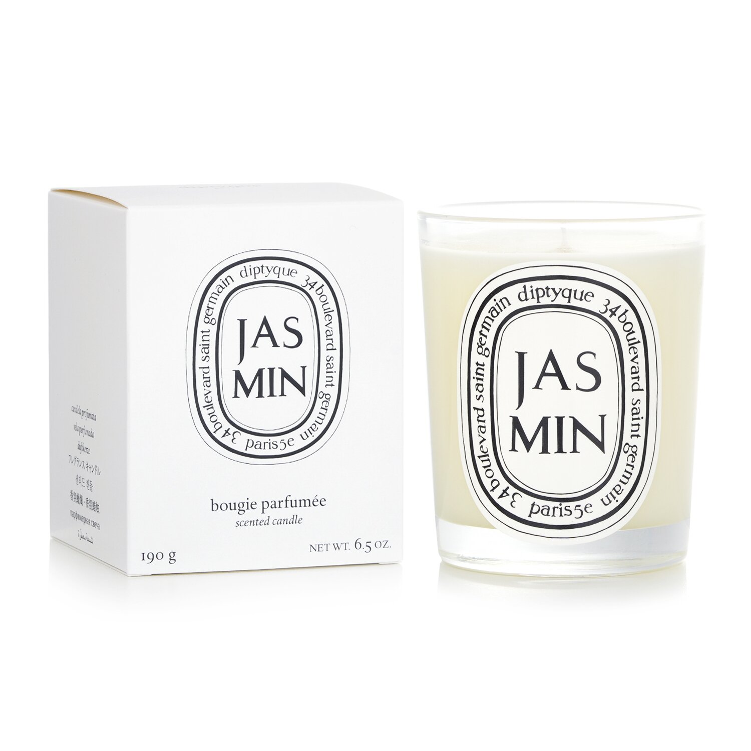 Diptyque Świeca zapachowa Scented Candle - Jasmin (Jasmine) 190g/6.5oz