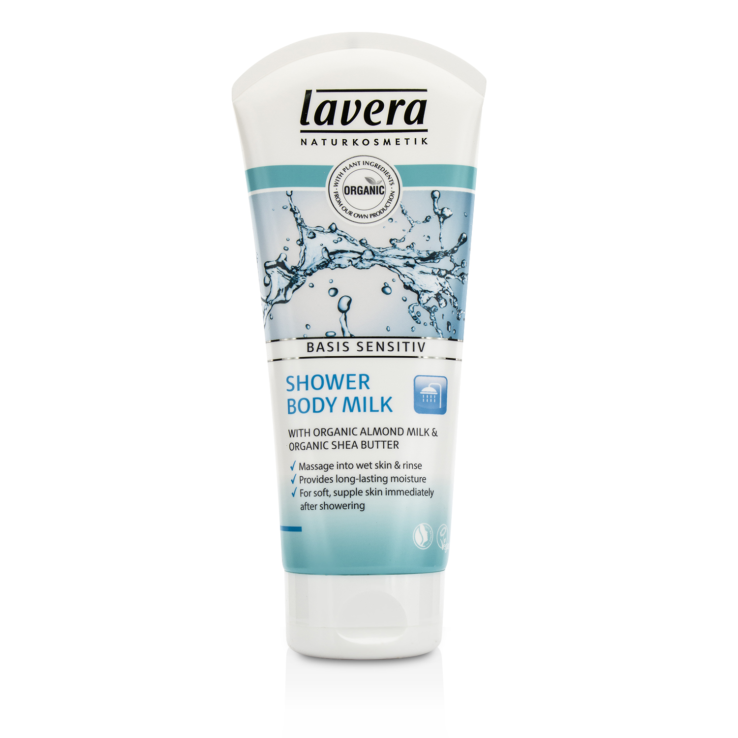 라베라 Lavera 베이시스 센시티브 샤워 바디 밀큼 200ml/6.6oz