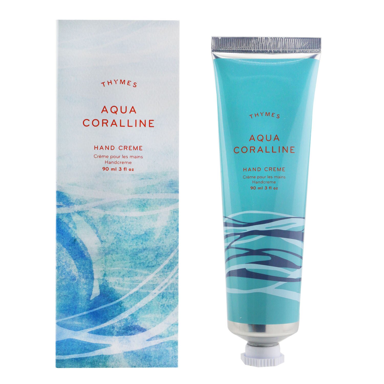 タイムズ Thymes アクア コーラルライン ハンドクリーム 90ml/3oz