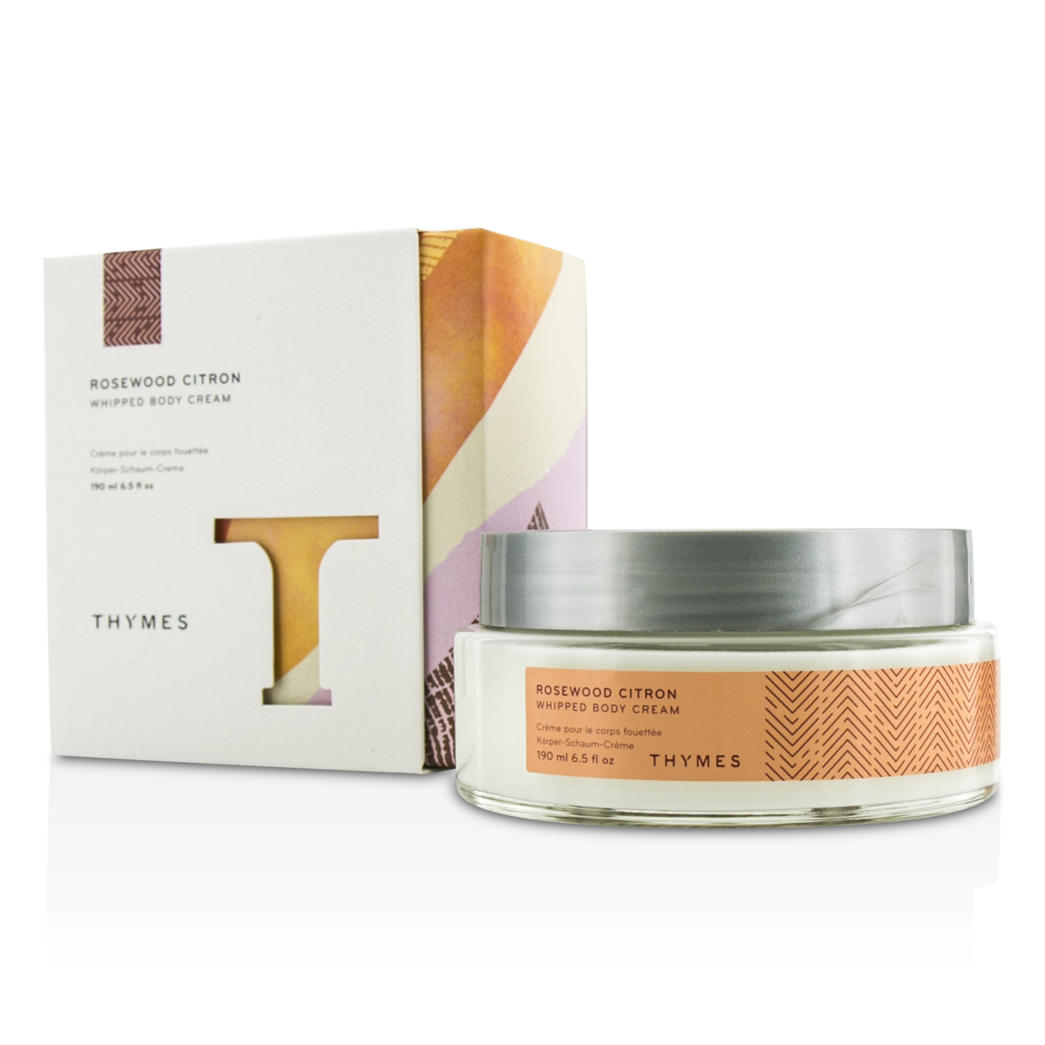 Thymes كريم مخفوق للجسم Rosewood Citron 190ml/6.5oz