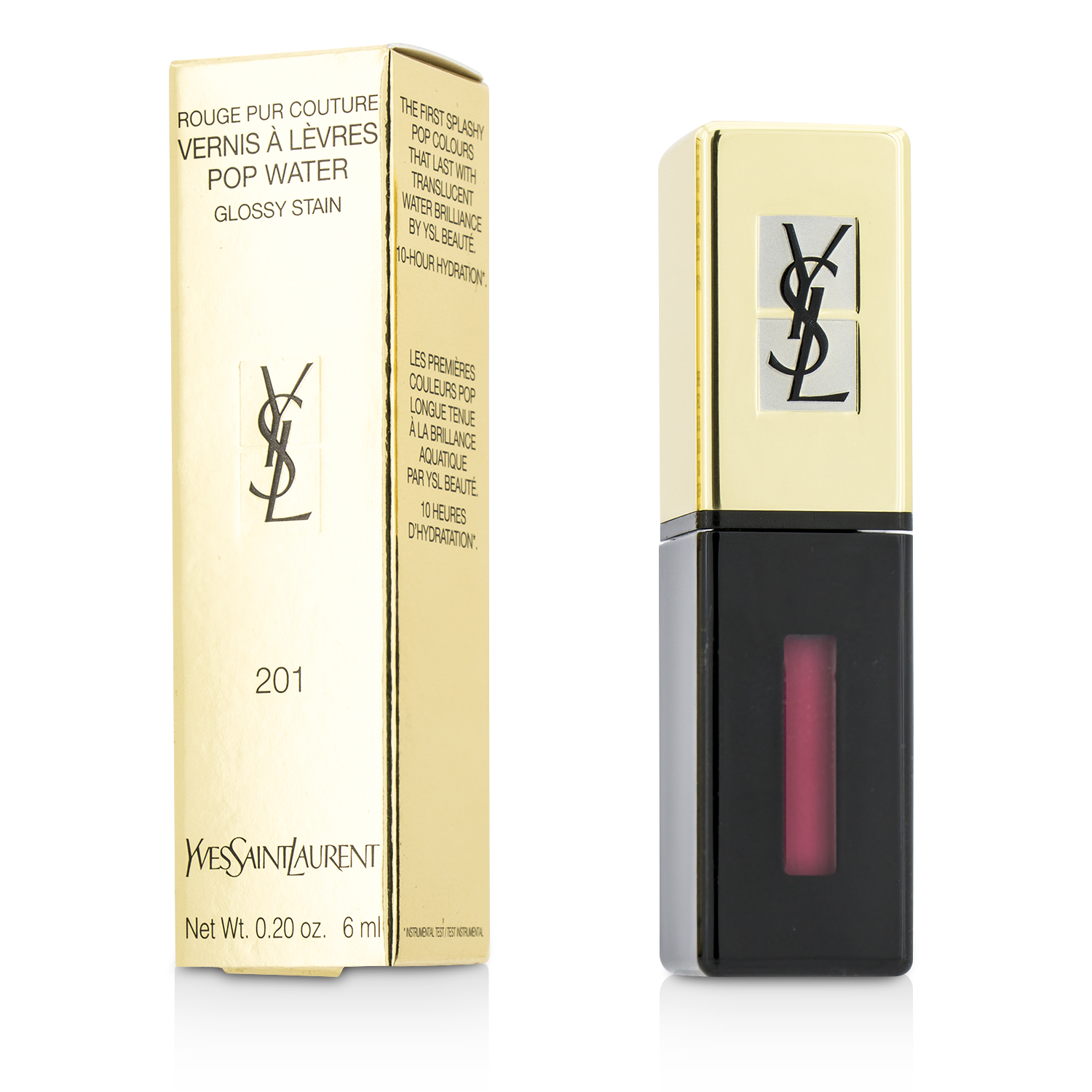 Yves Saint Laurent Rouge Pur Couture Vernis A Levres Pop Water Glossy Stain 6ml/0.2oz