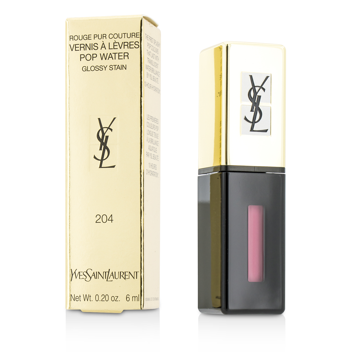 Yves Saint Laurent Rouge Pur Couture Vernis A Levres Pop Water Glossy Stain 6ml/0.2oz