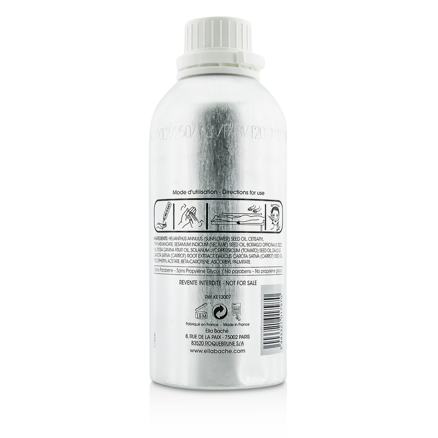 Ella Bache Üz-Bədən-Baş Dərisi Masaj Yağı (Salon Məhsulu) 600ml/20.3oz