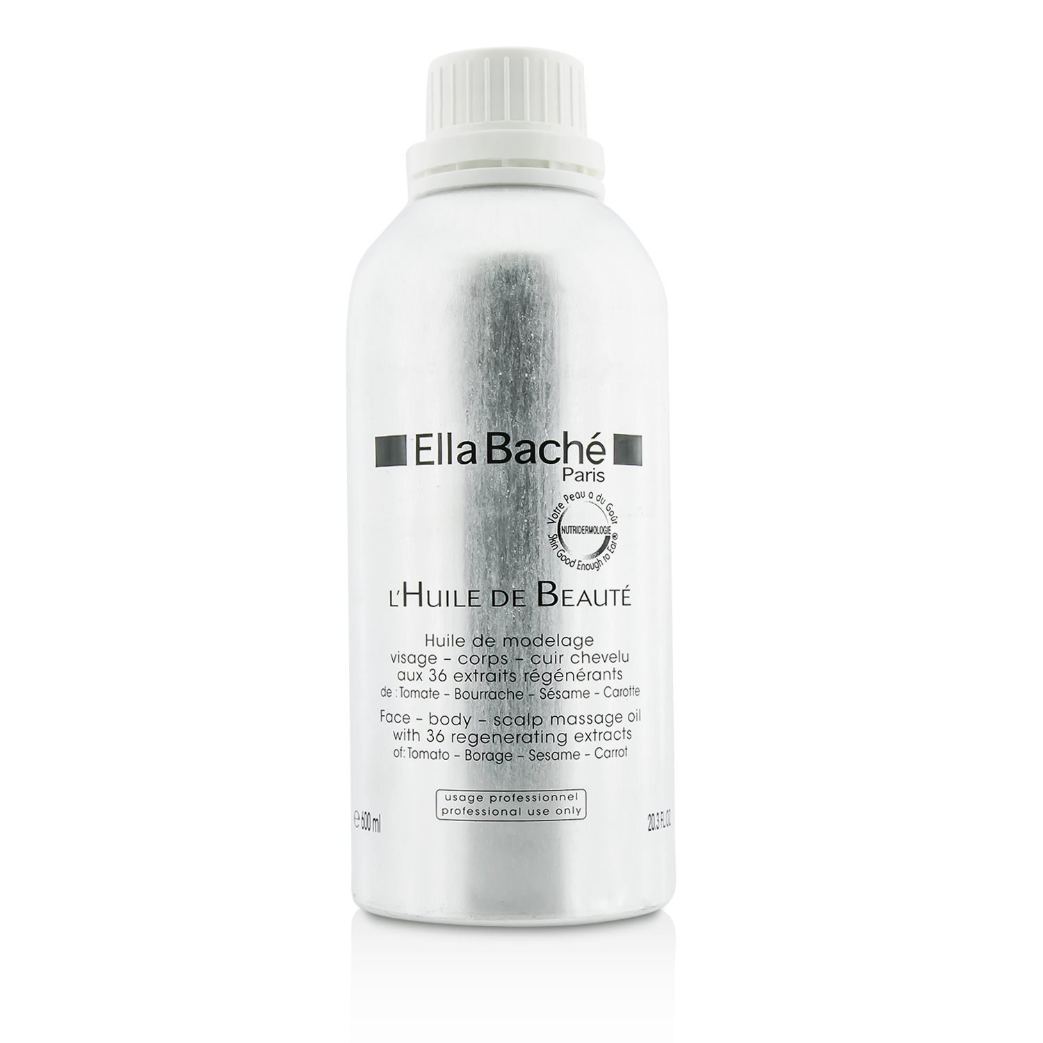 Ella Bache Üz-Bədən-Baş Dərisi Masaj Yağı (Salon Məhsulu) 600ml/20.3oz