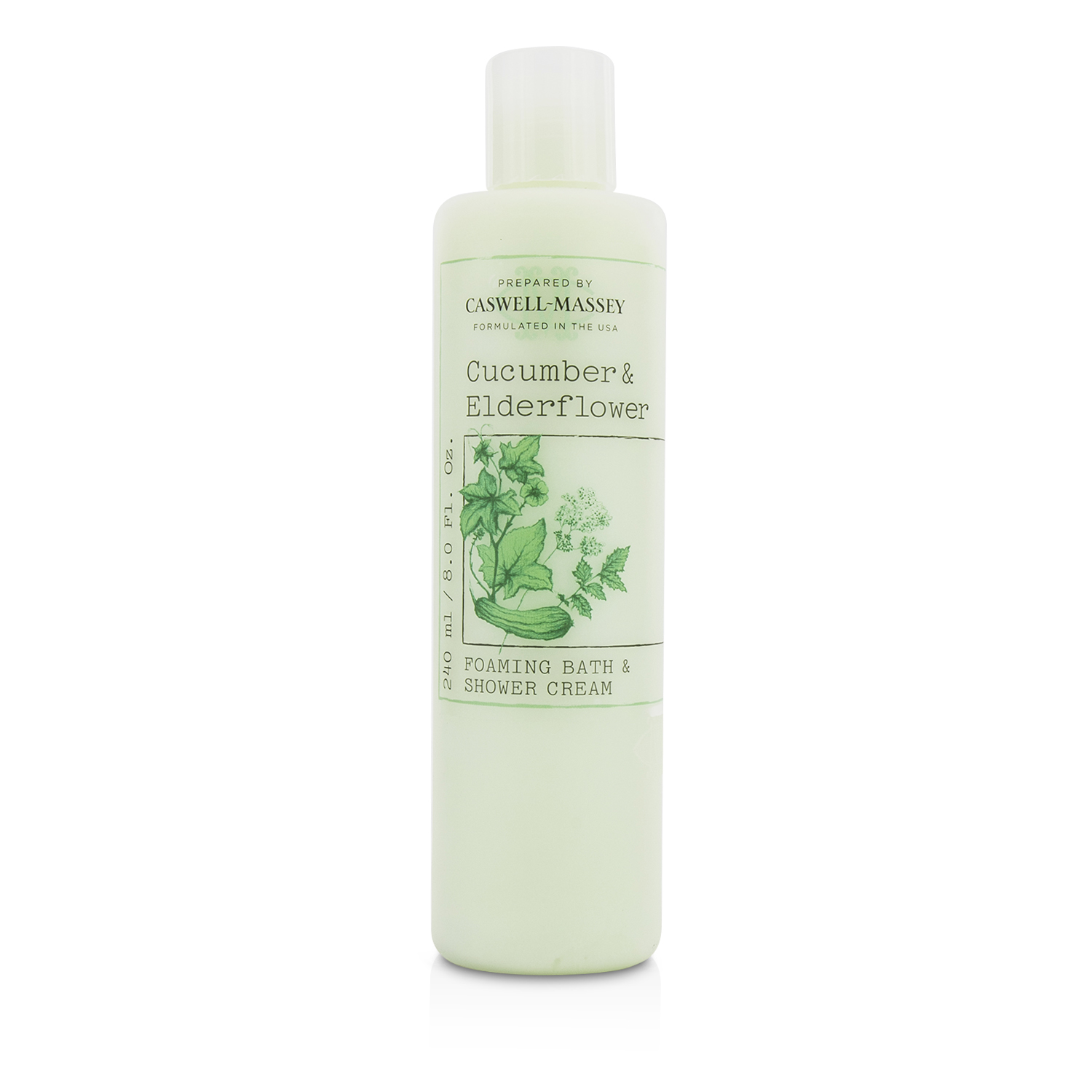 Caswell Massey Cucumber & Elderflower Crema Espuma Ducha & Baño 240ml/8oz