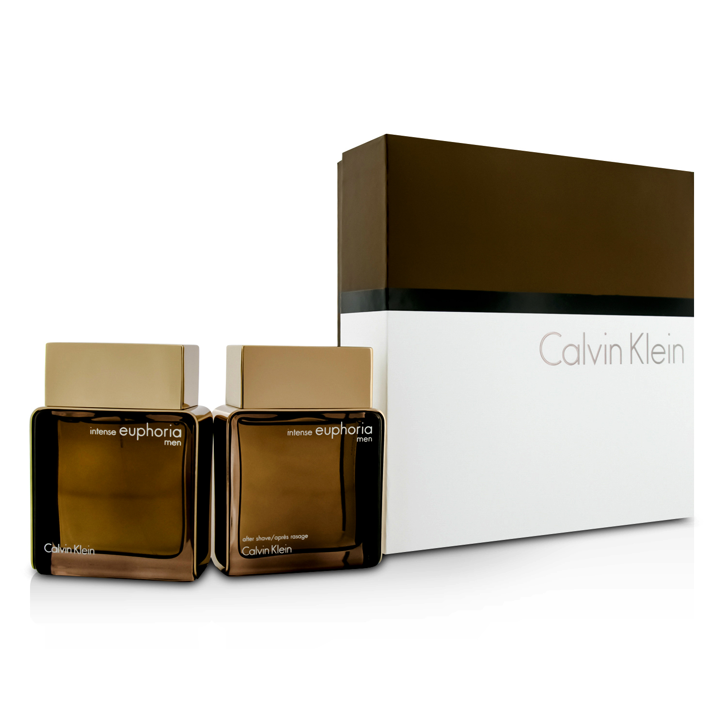 Calvin Klein Euphoria Intense Coffret: Eau De Toilette Spray 100ml/3.4oz + After Shave 100ml/3.4oz 2pcs