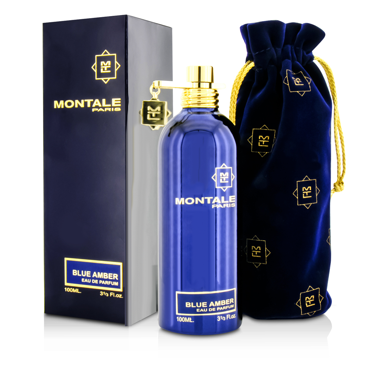 Montale Blue Amber Eau De Parfum Spray 100ml/3.4oz