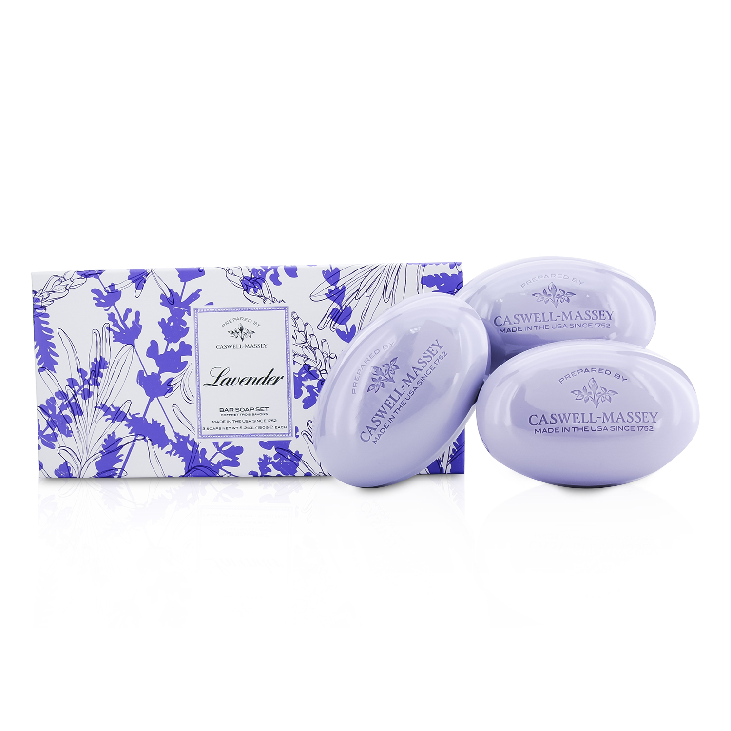 캐스웰 메이시 Caswell Massey Lavendar Bar Soap Set 3x150g/5.2oz