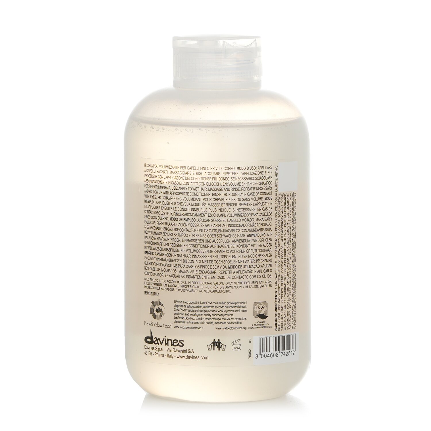 Davines 達芬尼斯 烏露豐盈洗髮露(細軟髮質) 250ml/8.45oz